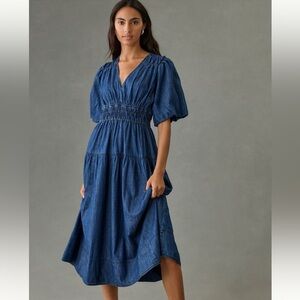 Pilcro Blue Denim Dress